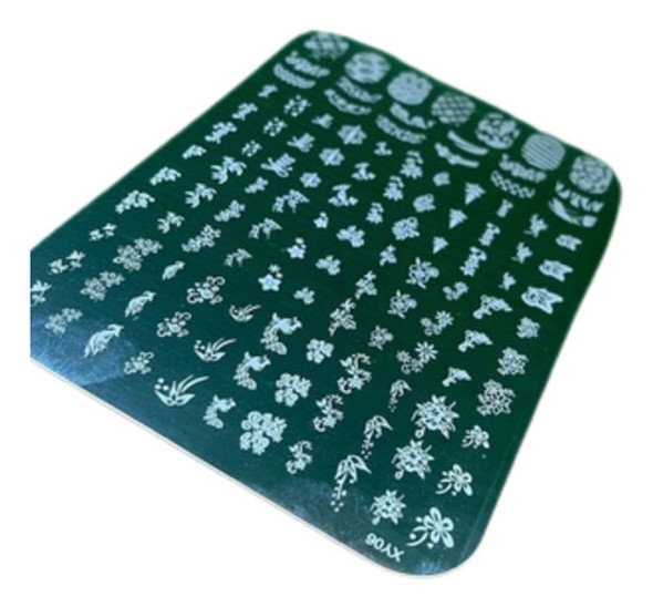 Kit Carimbo Com Placa Para Decoração De Unha Carimbo De Unha 1