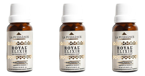 Ampolla Shock Rubio Perfecto Royal Elixir La Puissance X 3 U 0