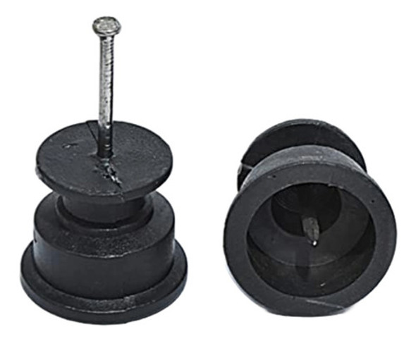 100 Un Isolador Cerca Elétrica Roldana 30x30 Preto 0
