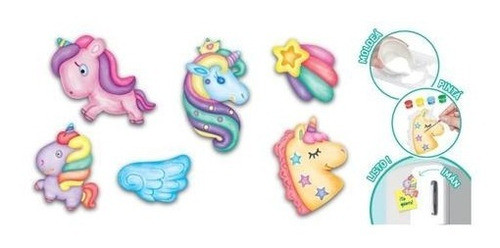 Juliana I Love Unicorns Imanes Unicornio En Yeso Original 0