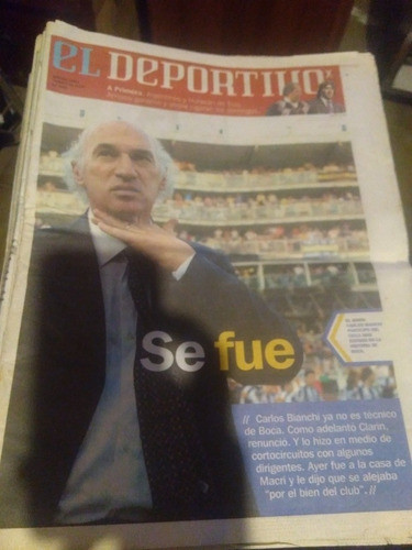 Diario Clarín Suple Deportivo 5/7/2004 Bianchi 0