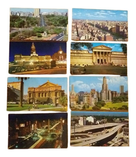 Lote De 8 Postales Paisajes Argentinos - Decada Del 70-80 0