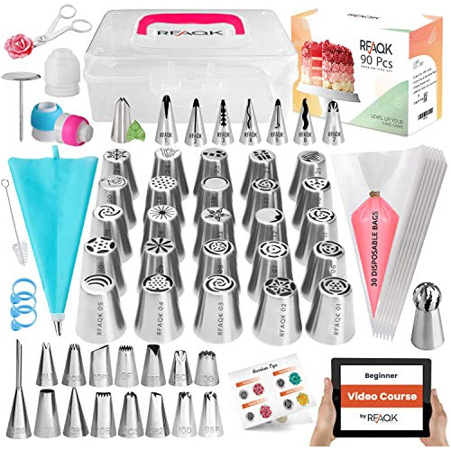 Puntas Pasteleria Rusas 90 Piezas Decoracion Tortas 0