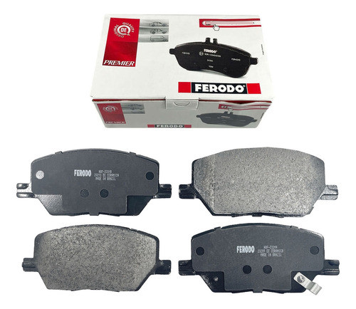 Pastillas Freno Ceramica Ferodo Fiat Toro Delantera 0