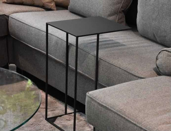 Mesa Arrime Auxiliar Industrial Chapa Hierro Sillon Living 1