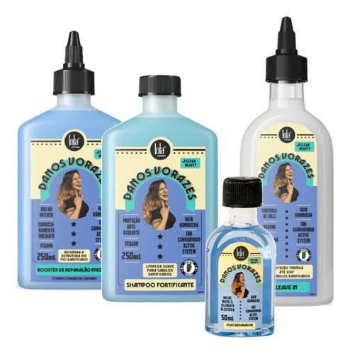 Lola Daños Voraces Shampoo, Booster, Leave In, Serum 0