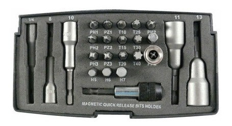 Juego De Puntas Y Tubos Black Jack X 24 Pcs Cromo Vanadio Or 0