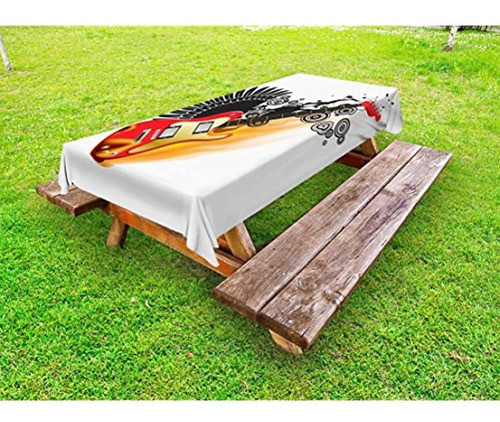 Mantel Al Aire Libre De Musica Lunarable, Bajo Con Alas En 0