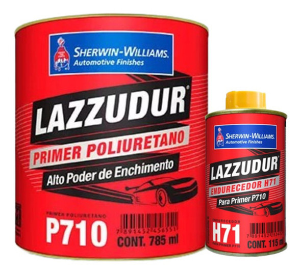 Primer P710 2k Auto Poliuretano + Cat X 1 Lt. Sherwin 0