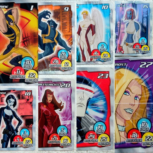 7 Cards Wolverine X Men 1 Ao 23 Ciclope Mistica Marvel Elma 0