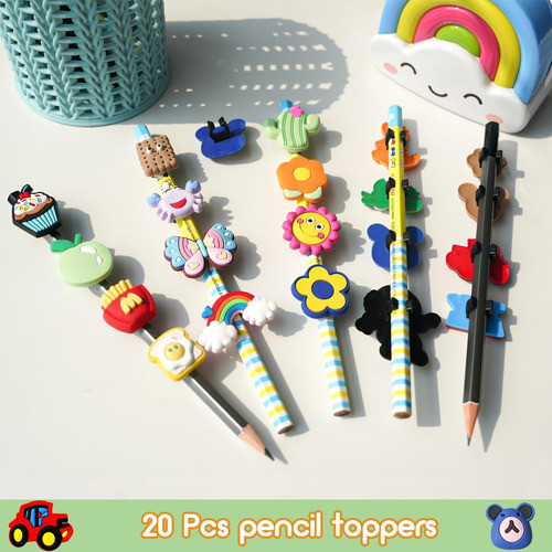 Juszok 20 Piezas Decoraciones Adornos Lápices Niños Lindos 1