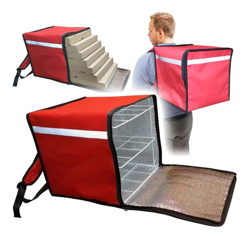 Mochila Termica Delivery Con Rejilla Y Estantes - Termofood 0
