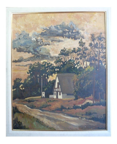 Oleo Sobre Lienzo Con Marco Obra Original De Marcela Corti 0