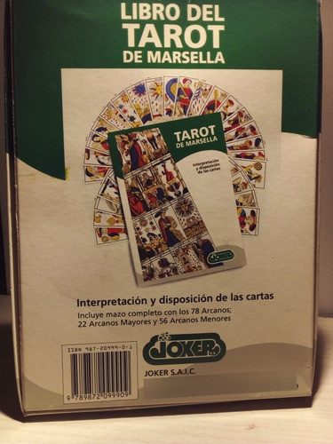 Cartas Tarot Marsella Completo Joker Con Librito 1