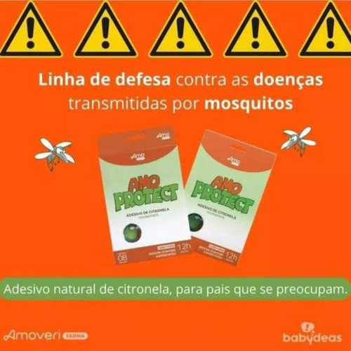 4 Adesivo Repelente Sapinho Amo Protect - 8 Uni - Babydeas 1