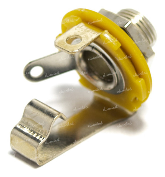 Conector Audio Jack 1/4 (6.5mm) Mono Para Chasis X1 1