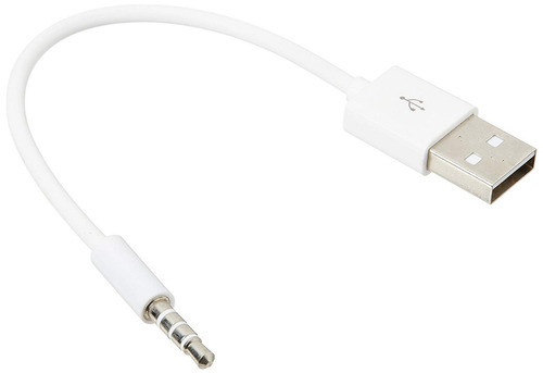 Cable Cargador Usb Para iPod Shuffle (3ª Y 4ª Generacion) De 5,5 Cm 0