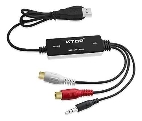 Tarjeta De Captura De Audio Digital Usb 2.0 Para Windows 10 0