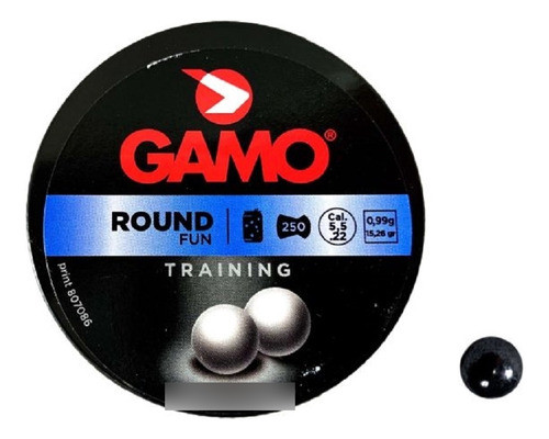 Balines Gamo Round 5.5mm X 250 Redondo Esferico Caza Fun 1