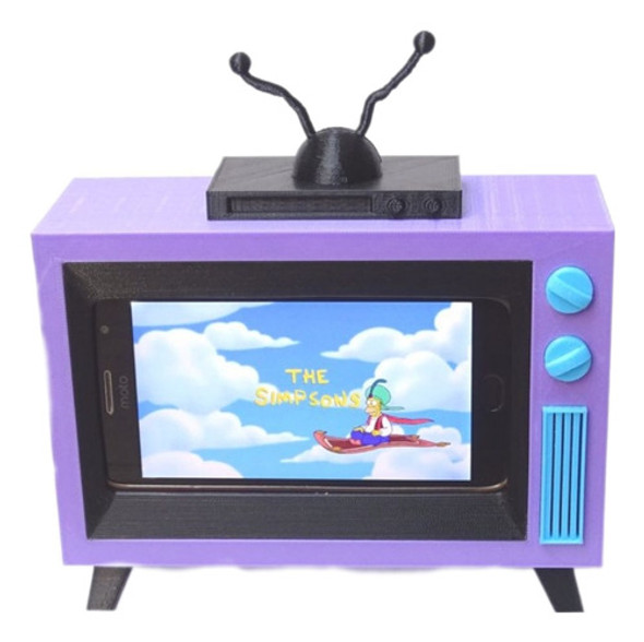 Tv Simpsons Porta Celular 0