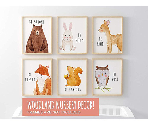 Woodland Nursery Decor, Imágenes De Animales De Bebé Para Gu 1