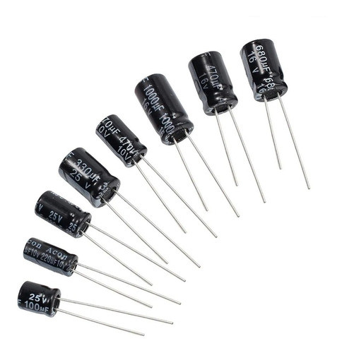 Capacitores Electrolíticos 33uf 25v Capacitor X10 Unidades 0