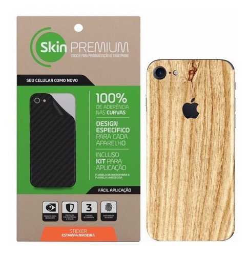 Skin Premium - Styker Estampa De Madeira Para O iPhone 7 1