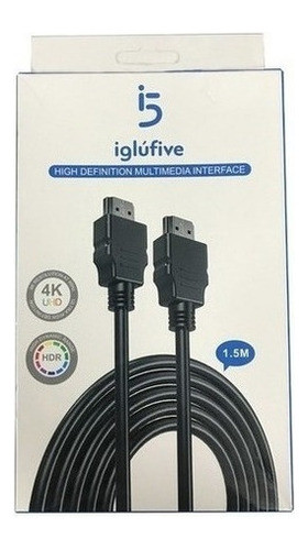 Cable Iglufive Compatible Hdmi Fullhd Version 1.4 1080p 3d 1