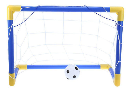 Un Arco De Futbol Con Pelota E Inflador -grande 0