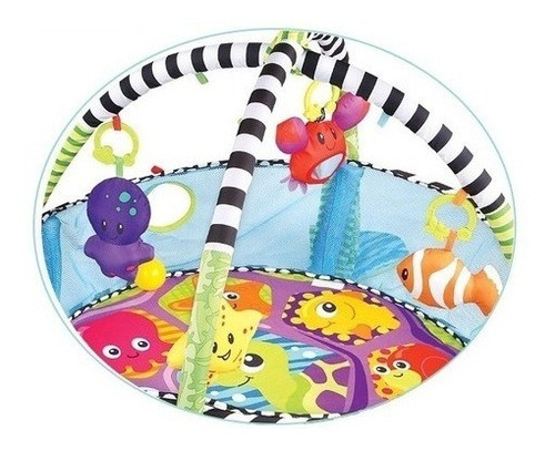 Gimnasio Alfombra  Bebé Didáctico + 24 Pelotas Pelotero 1