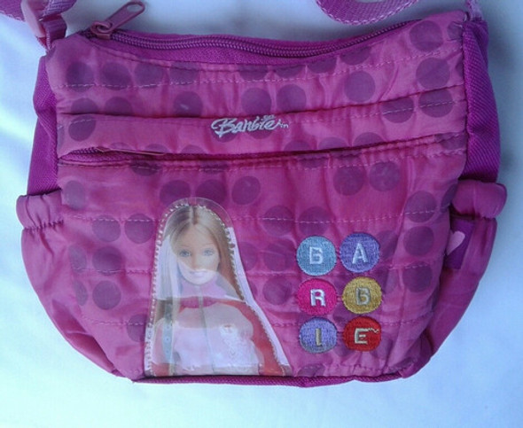 Cartera Barbi Fucsia Poco Uso Impecable Juguete 1