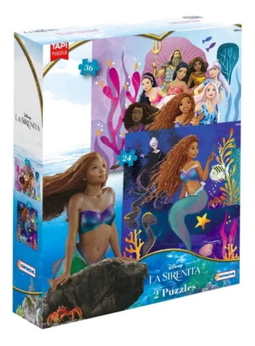 Puzzle X 2 La Sirenita 0
