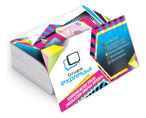 1000 Tarjetas Personales Doble Faz Laminado Brillo 0