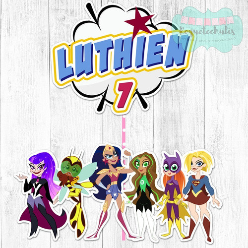 Cake Topper Pincho Super Hero Comic 1