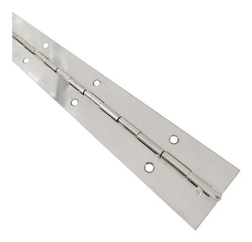 Bisagra Piano 1,80 Mt X 32 Mm X 0.60 Mm Niquelada Brz 5718 0