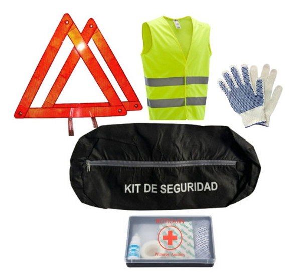 Kit Reglamentario De Seguridad Auto 5 Elementos Vtv 0