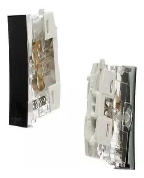 Sica Silight Interruptor Pulsador Negro 1m 10a 252105 X2 Uni 0