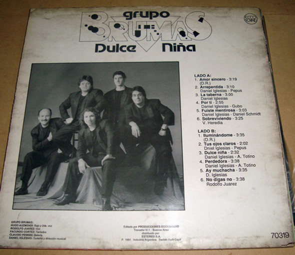 Grupo Brumas Dulce Niña Vinilo Lp / Kktus 1