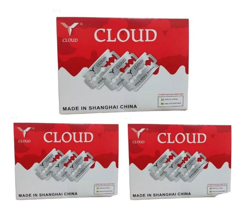 Filos Navaja Cloud .- Hojas De Afeitar X 100 Unidades X3u 0