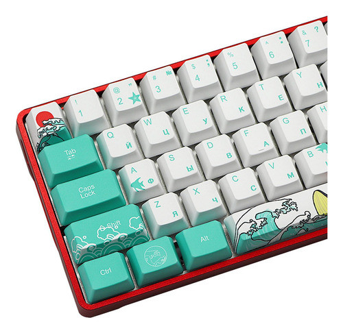 Teclas Personalizadas Definir Teclas Do Teclado Gk64 Russo 1