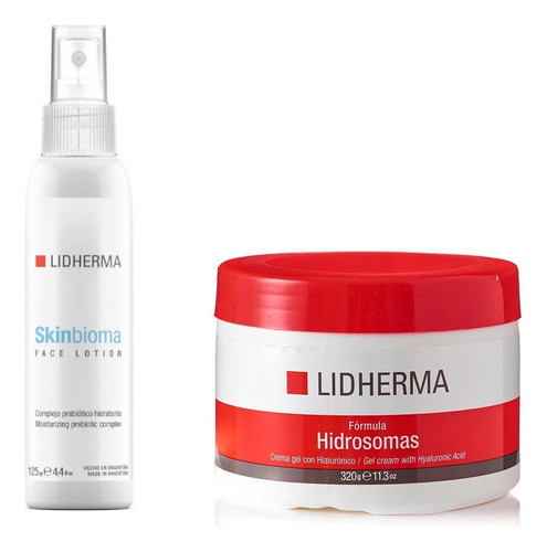 Kit Hidrosomas Hialuronico + Skinbioma Face Lotion Lidherma 0