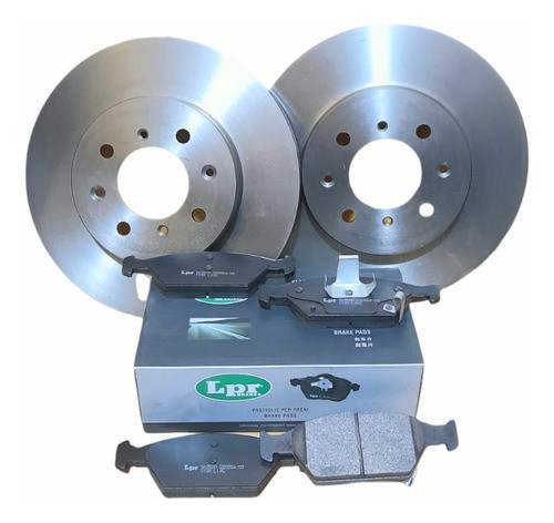 Kit Discos Pastillas Lpr Delantero Honda Fit City 2010/.. 1