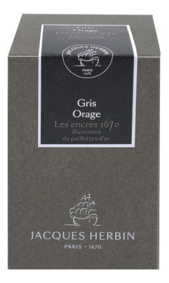 Tinta Para Caneta Tinteiro 1670 50ml Gris Orange Herbin º 1