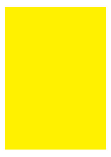 Cartaz Amarelo - Duplex 250g - 63x44cm - Cento 0