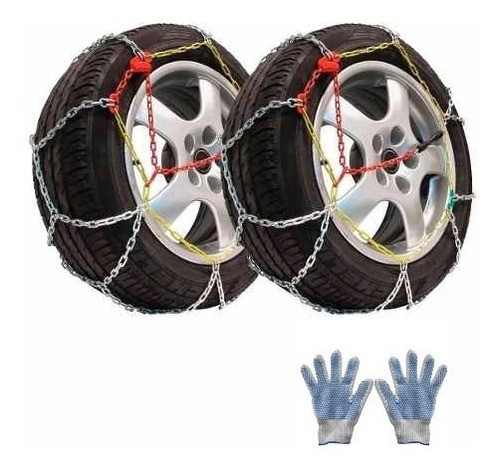 Cadenas Nieve Barro 13,14,15,16 Espesor 12 Mm Cd60 + Guantes 0