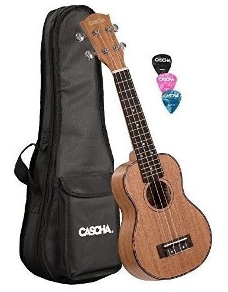 Cascha Hh 2026 Premium  Ukelele Soprano Madera De Caoba Set 0 Cascha Hh 2026 Premium  Ukelele Soprano Madera De Caoba Set 0