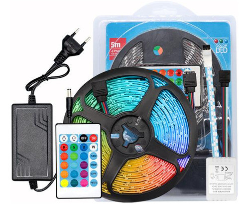 Tira Led De 5 Metros Para Interior/exterior - Rgb 0