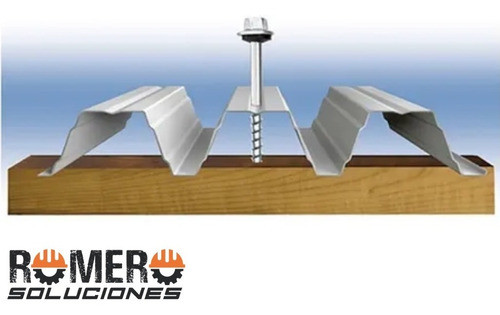 Tornillo Hexagonal Punta Calada Con Arandela 5.5 X 63mm X100 1