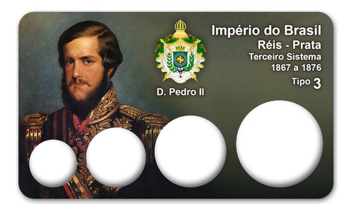 Display Expositor Para Moedas Série Réis 3º Sistema Tipo 3 0