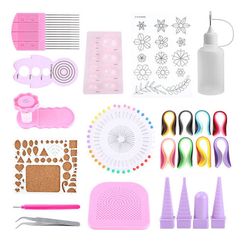 Ferramenta De Quilling De Papel, 1 Conjunto De Kit De Lamina 1